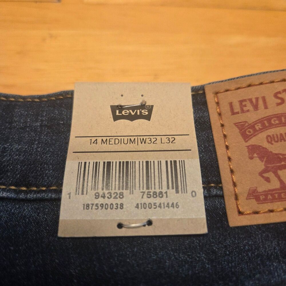 NWT Womens Levis 725 High Rise Boot Cut 32x32 Lapis Dark Horse Denim Jeans - Picture 6 of 7